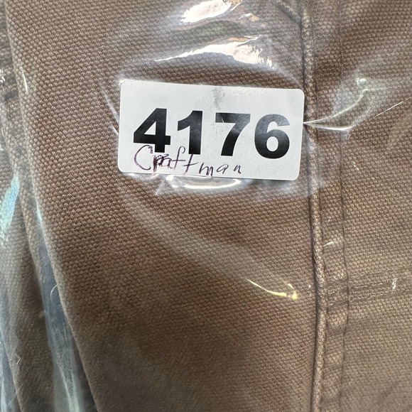 Craftsman Mens 41x29 Brown Canvas Carpenter Pants Workwear Grunge‎ Utility - Picture 8 of 8